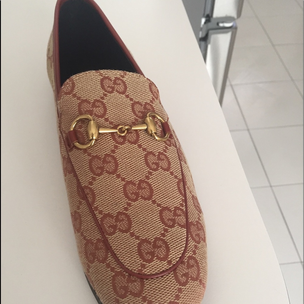Gucci Jardaan Loafers GG Canvas